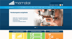 Desktop Screenshot of macrotel.hu