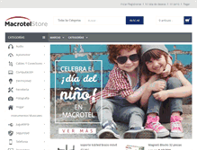 Tablet Screenshot of macrotel.cl